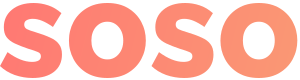 Brokera Soso.lv logotips ar maziem burtiem, kur burti “s” ir sarkanā krāsā, bet burti “o” – melnā